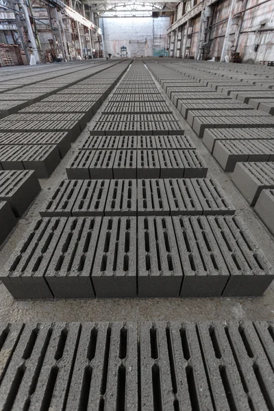 Stack of gray bricks — Stock Photo, Image