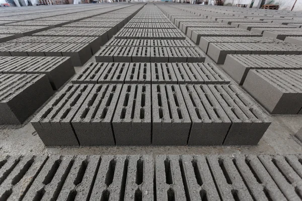 Stack of gray bricks — Stock Photo, Image