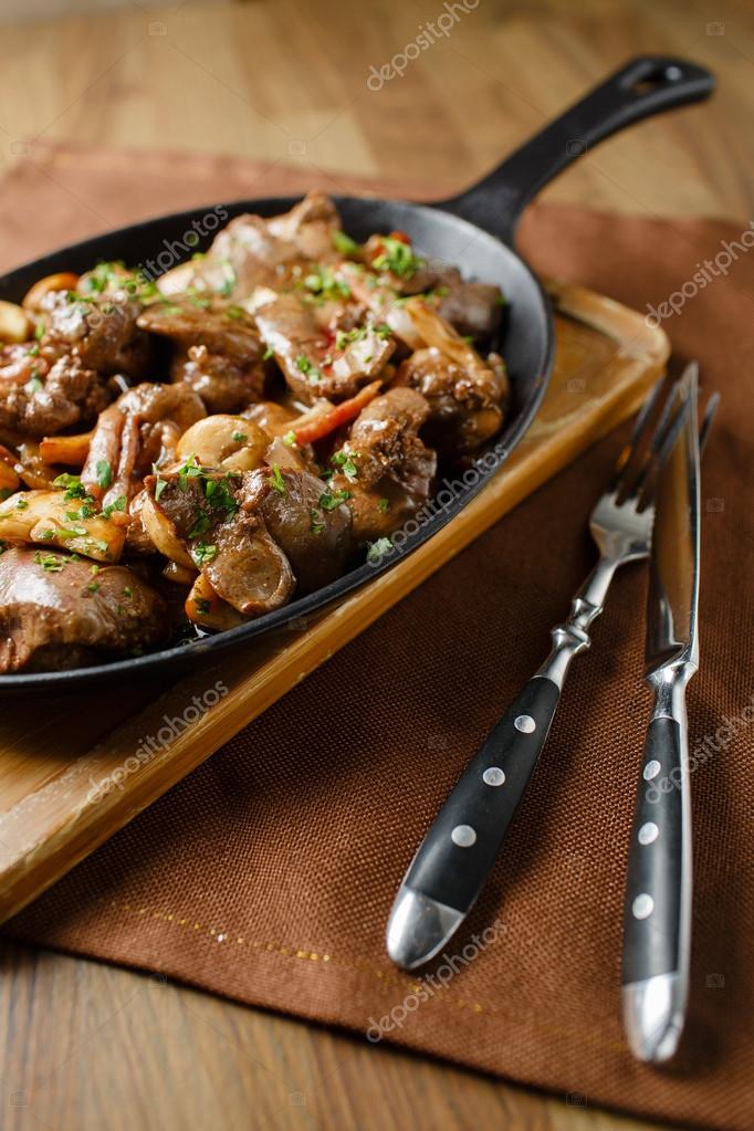 gebakken lever met champignons gebakken lever met champignons