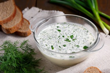 soğuk çorba, sebze, okroshka