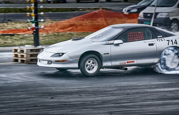 Car drifting competition — Stock Photo, Image