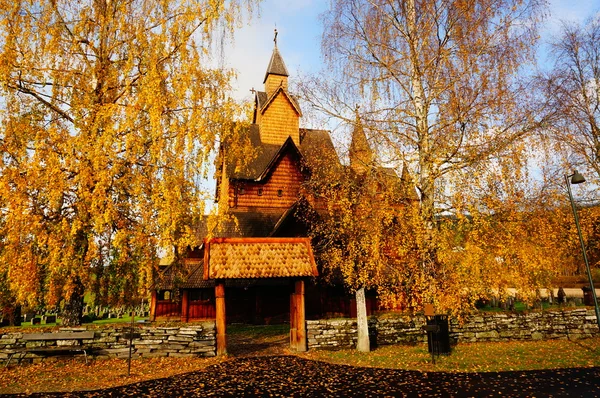 Iglesia stave en Noruega — Foto de Stock