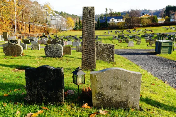 Норвежское кладбище — стоковое фото