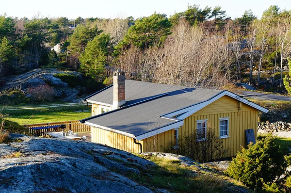 Beskåda av semesterbostad — Stockfoto