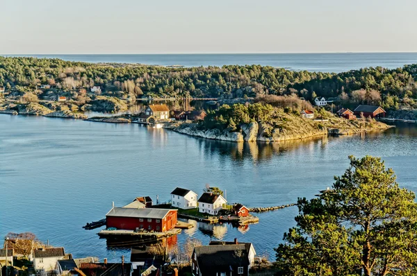 Paesaggio penisola rocciosa — Foto Stock