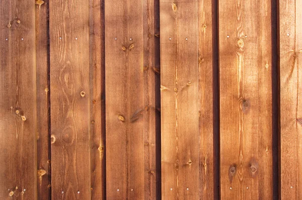 Brown planks, painted wood stain — Stock Photo, Image