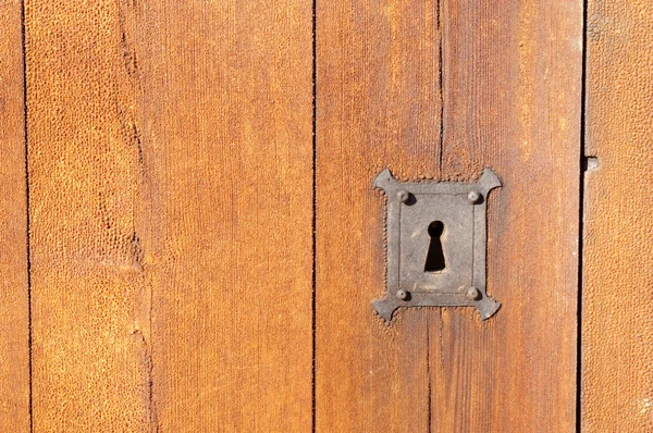 Norwegian lock on the door of the church — Stock Photo, Image