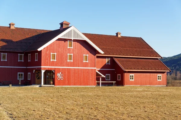 Norwegische Rotscheune — Stockfoto