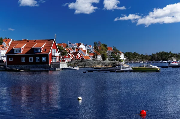 Boats at the marina in early spring — Stock Photo, Image