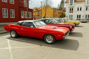 Plymouth superbird kırmızı 