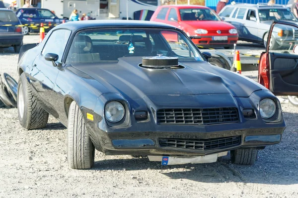 Course d'automne voiture modifiée dérivant en Norvège — Photo