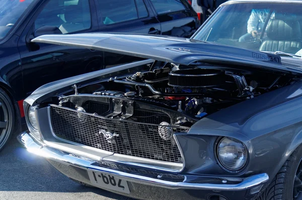 Yarış sonbahar Norveç'te drift araba modifiye