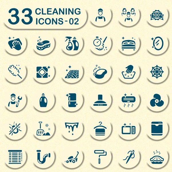 33 jeans nettoyage icônes 02 — Image vectorielle