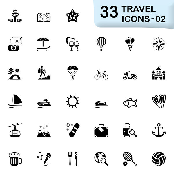 33 black travel icons 02