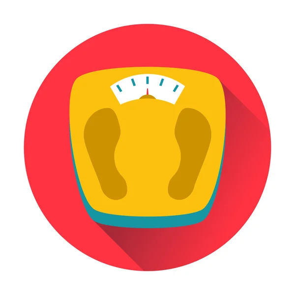 Icona delle scale di peso — Vettoriale Stock