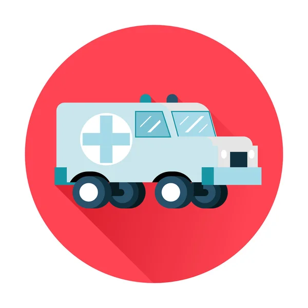 Ambulance car icon — Stock Vector