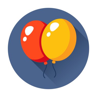 kutlama balonları simgesi