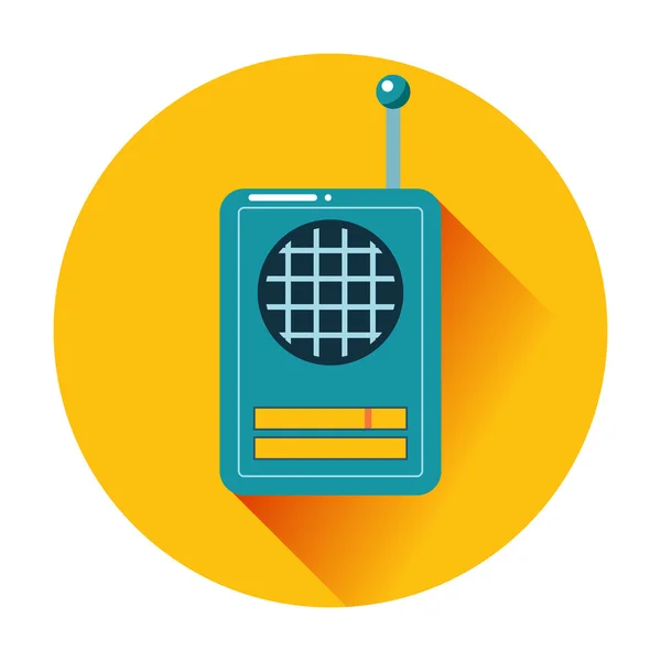 Retro radio icon — Stock Vector