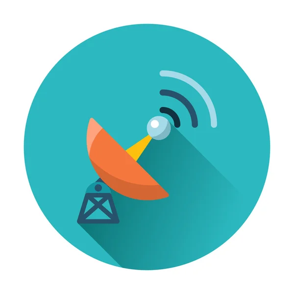 Pictogram satellietantenne — Stockvector