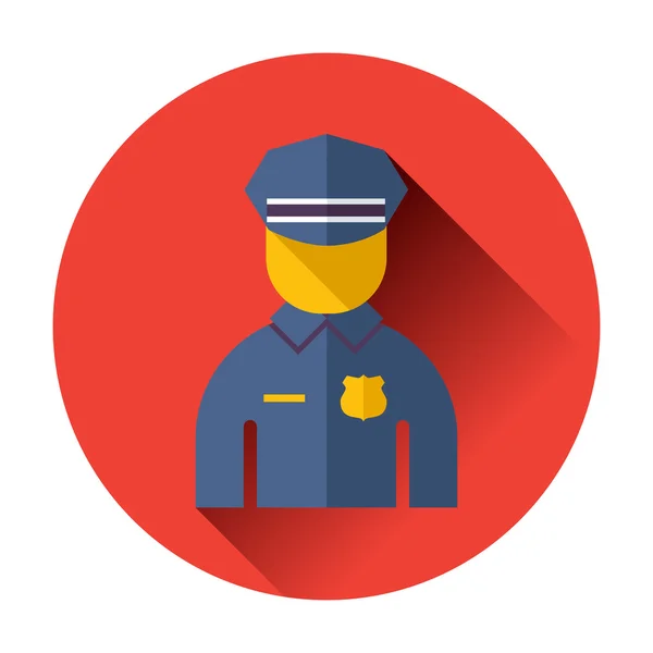 Icono oficial de policía — Vector de stock