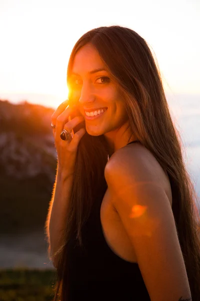 Retrato de mujer hermosa —  Fotos de Stock