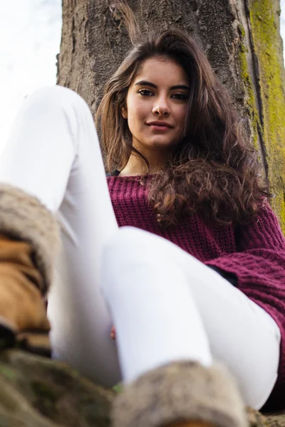 Retrato de chica bonita —  Fotos de Stock