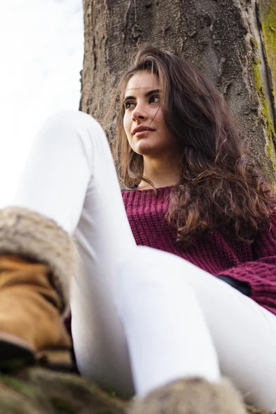 Portrait of pretty girl — Stock Photo, Image