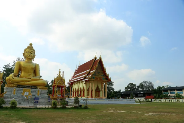 Templom és a Buddha kép — Stock Fotó