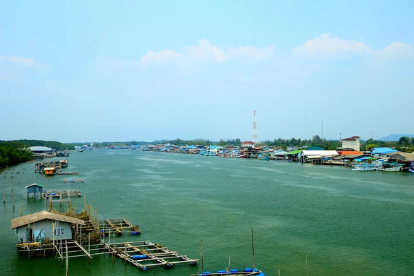 Río y mar de Tailandia — Foto de Stock