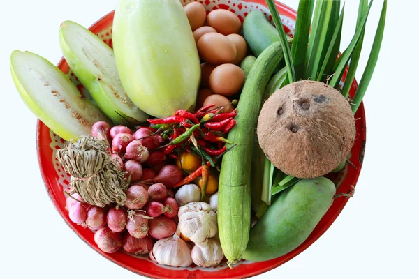 Vegetable on the empty background — Stock Photo, Image