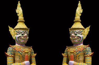 Dev siyah arka plan üzerine