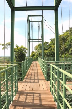 Öğleden sonra saat çelik köprü ve Görünüm noktası