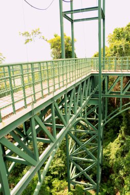 Öğleden sonra saat çelik köprü ve Görünüm noktası