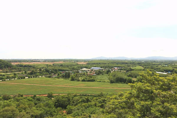 Pont en acier et point de vue dans l'après-midi — Photo