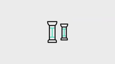 Temel Animasyon Simgesi Profesyonel Canlandırma simgesi modern yaratıcı kullanım için tasarlandı. Markalaşma, hareket grafikleri ve dijital sunumlar için mükemmel.