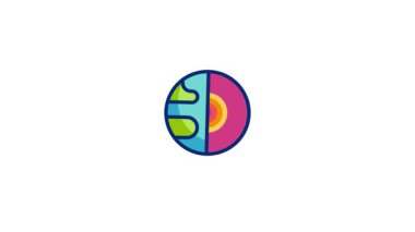 Modern yaratıcı kullanım için tasarlanmış Dünya Animasyon Simgesi Profesyonel Canlandırma ikonu. Markalaşma, hareket grafikleri ve dijital sunumlar için mükemmel.