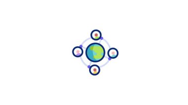 Modern yaratıcı kullanım için tasarlanmış Uzaktan İşçi Animasyon Simgesi Profesyonel Canlandırma simgesi. Markalaşma, hareket grafikleri ve dijital sunumlar için mükemmel.