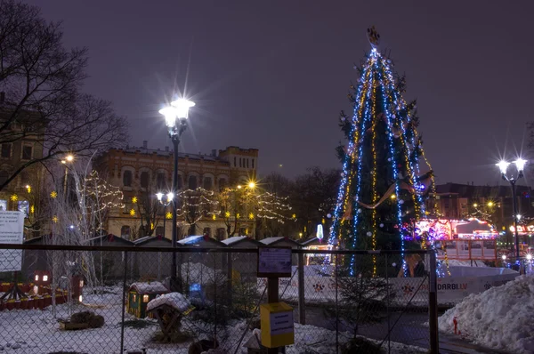 Winter Riga. 31 de diciembre de 2014. Año Nuevo . —  Fotos de Stock