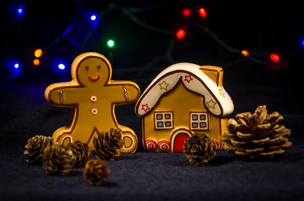 Noel tuzluk. Zencefilli adam ve zencefil evi.