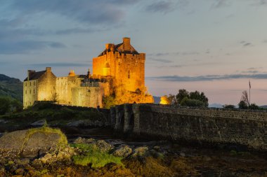 Eilean Donan Kalesi. İskoç