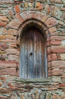 Taş Scotish Kilisesi eski ahşap pencere