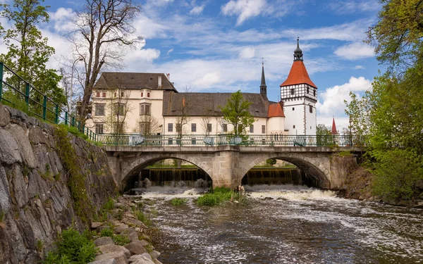 Zamek Blatna w południowych Czechach — Zdjęcie stockowe