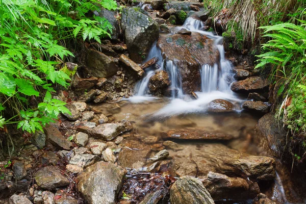 Water-val op de rivier — Stockfoto