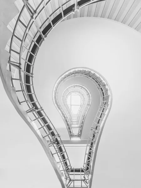 Light bulb shaped cubism staircase Royalty Free Stock Photos