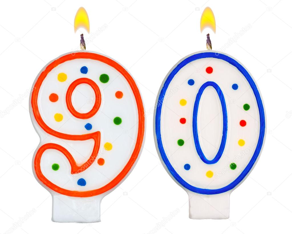 Birthday Candles Number Ninety Stock Photo By C Vladvm Birthday Candles Number Ninety Stock Photo By C Vladvm
