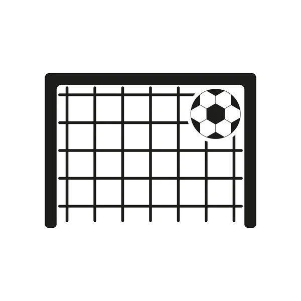 The football goal icon. Soccer symbol. Flat — Stock Vector © Vladvm