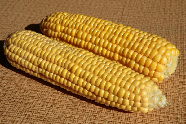 Čerstvé Zelené Kukuřičné Paličky Kukuřice Jako Pojetí Veganského Jídla — Stock fotografie