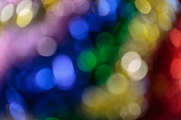 Fondo Bokeh Abstracto Colorido Color Arco Iris 2021 — Foto de Stock