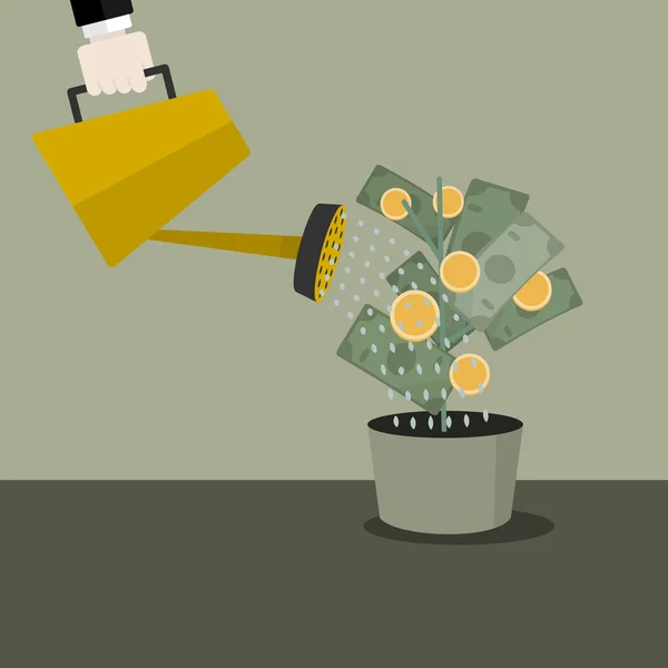 Money tree — Stock Vector