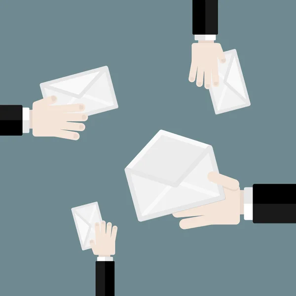 Mail exchange — Stok Vektör
